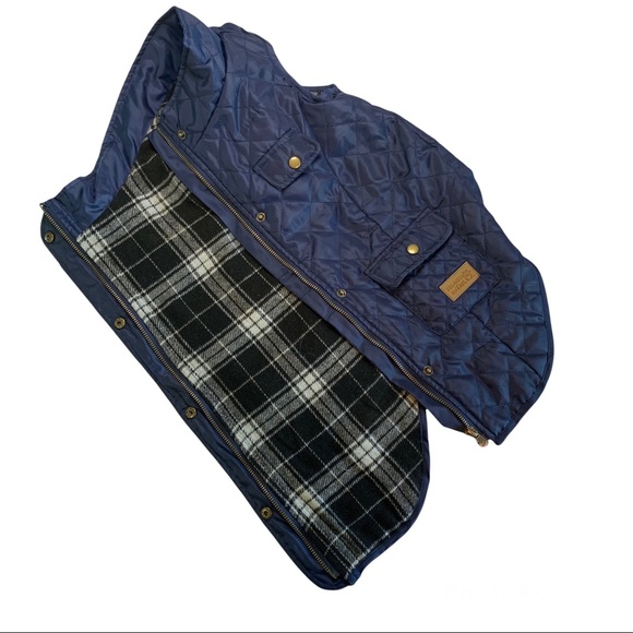 HP Pet Barn Coat | Insulated Puffer Jacket | Quilted | New | L | Navy Blue | Dog - Picture 16 of 17